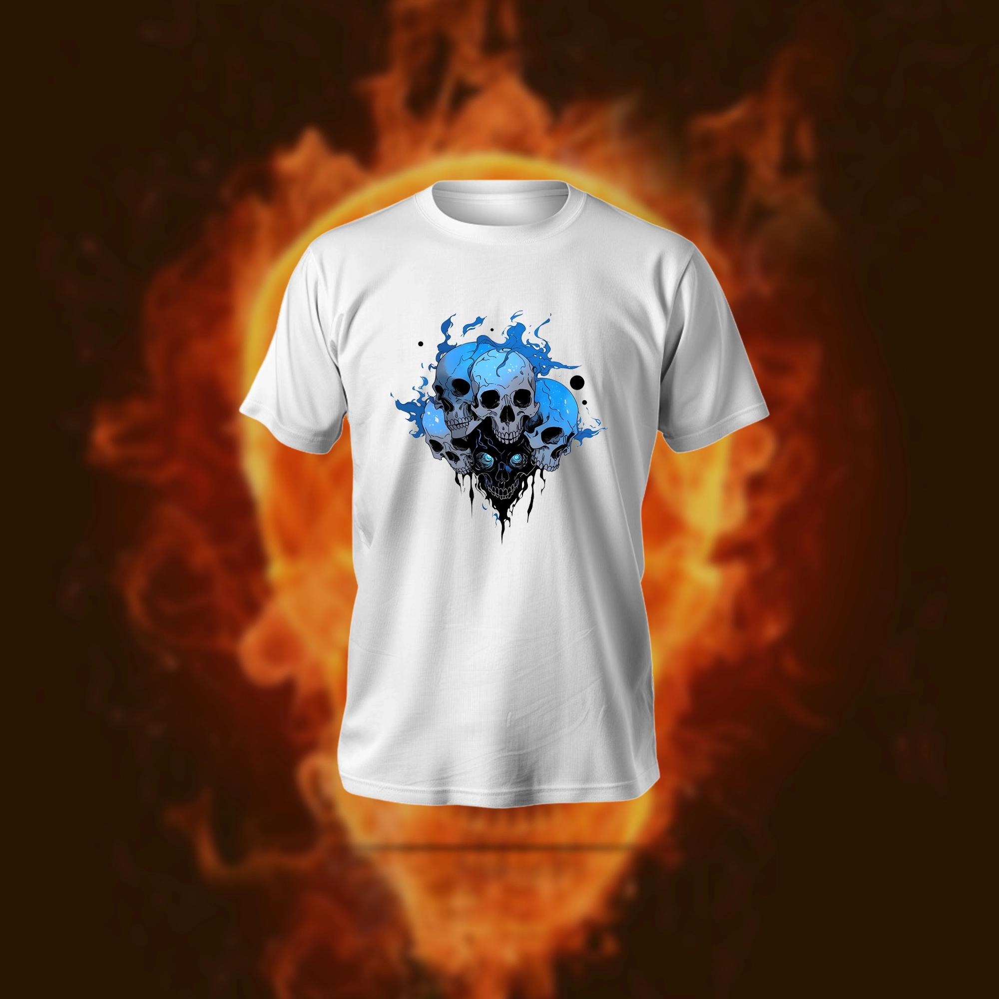 Burning Skulls T-Shirt